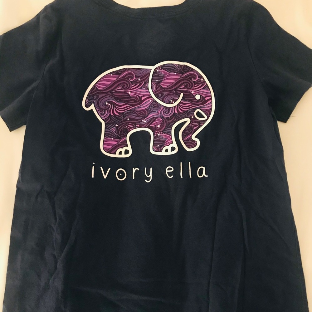 Ivory Ella Navy Tee